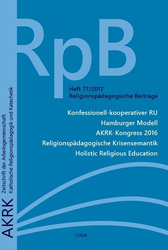 Religionspädagogische Beiträge RpB 77/2017