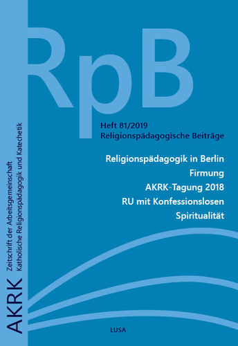 Religionspädagogische Beiträge RpB 81/2019